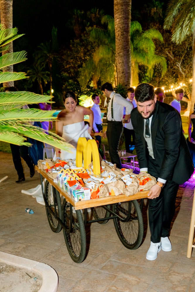 Late-night wedding party at Casa Imas, Novelda